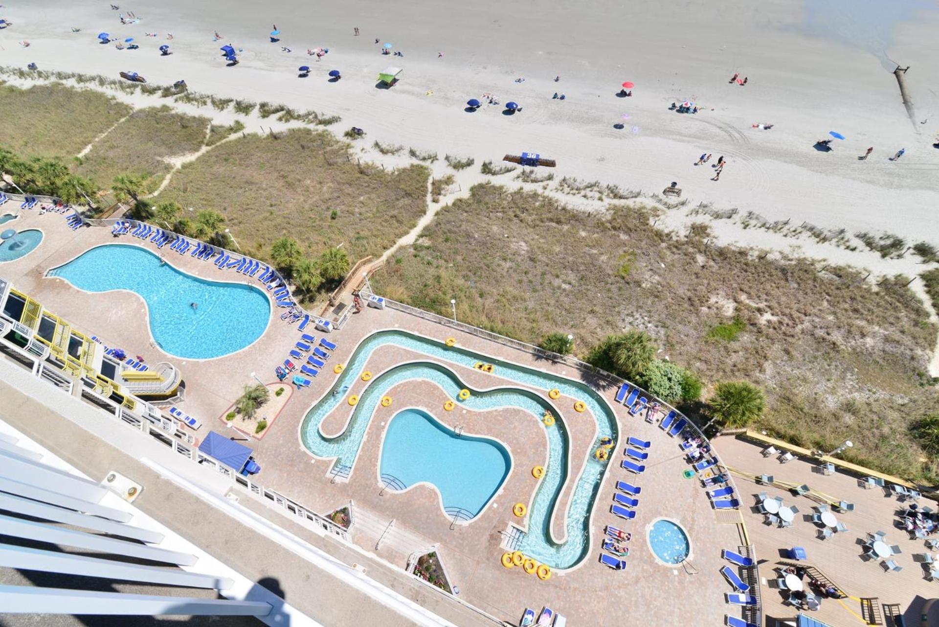 Oceanfront Top Location Modern Resort Lazy River Huge Pool Oasis Myrtle Beach Luaran gambar